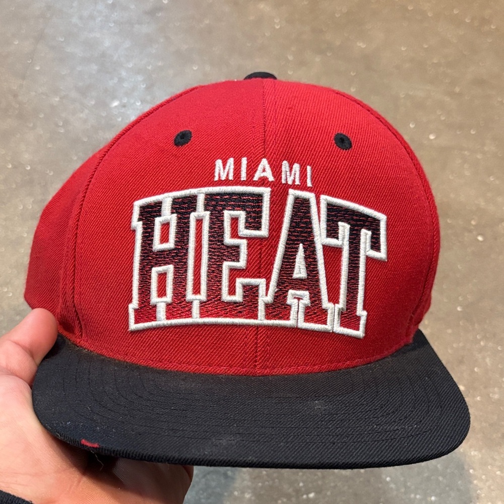 Miami Heat Red and Black Cap
